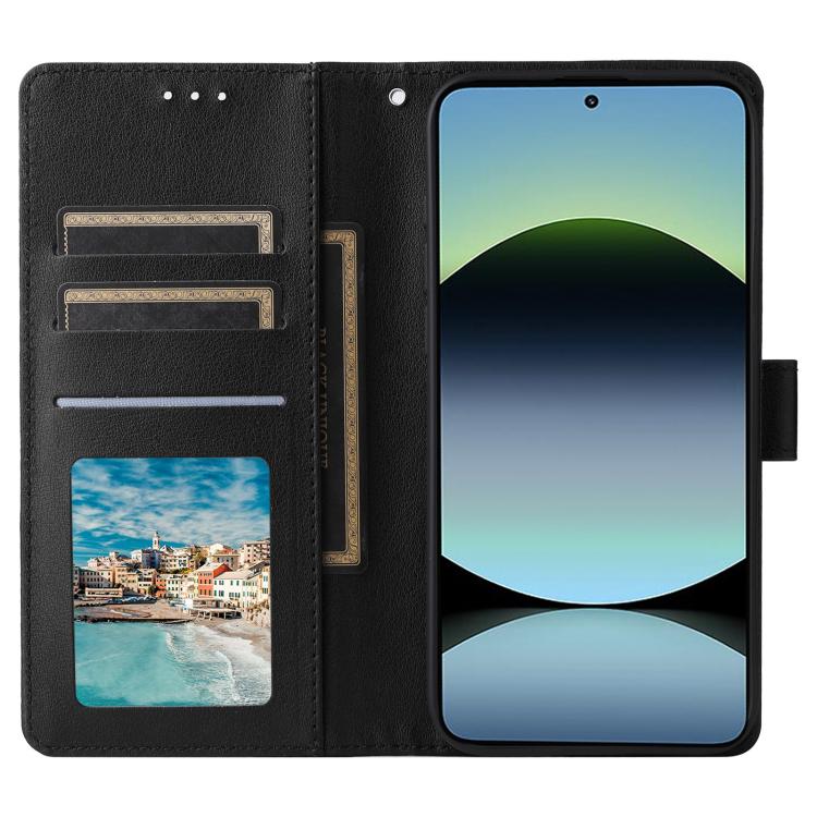 For Redmi Note 14 5G / Poco M7 Pro 5G 3-Card Slots Multifunctional Leather Phone Case