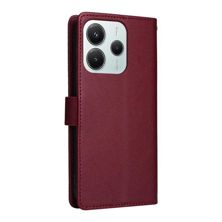For Redmi Note 14 5G / Poco M7 Pro 5G 3-Card Slots Multifunctional Leather Phone Case