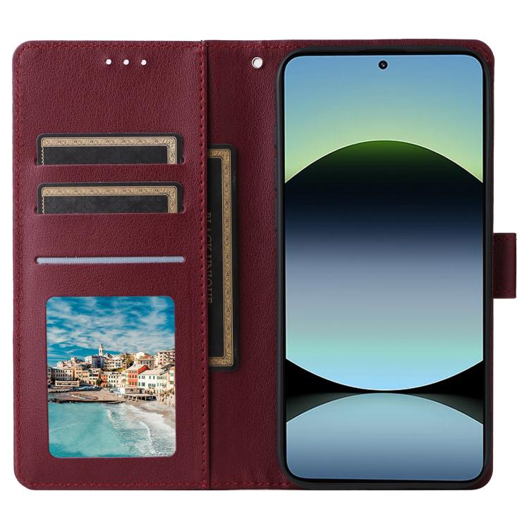 For Redmi Note 14 5G / Poco M7 Pro 5G 3-Card Slots Multifunctional Leather Phone Case