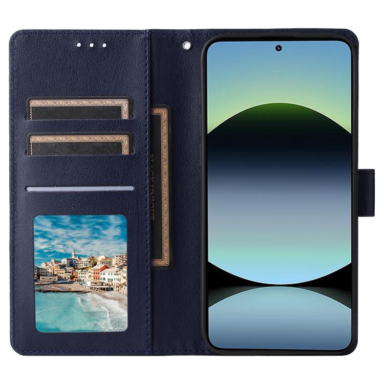 For Redmi Note 14 4G 164.84mm 3-Card Slots Multifunctional Leather Phone Case