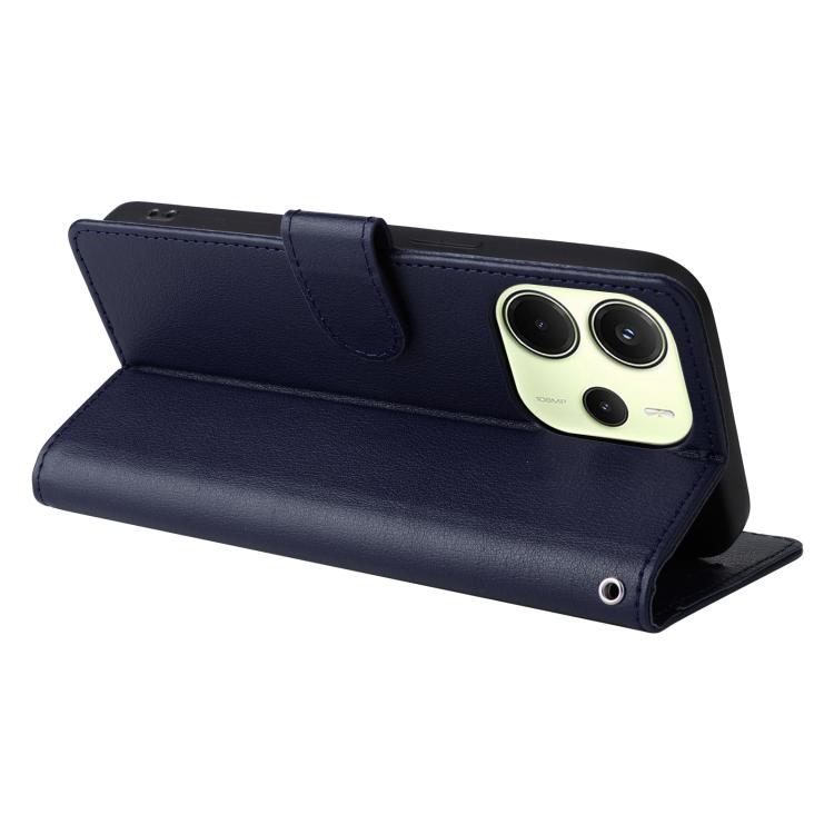 For Redmi Note 14 4G 164.84mm 3-Card Slots Multifunctional Leather Phone Case