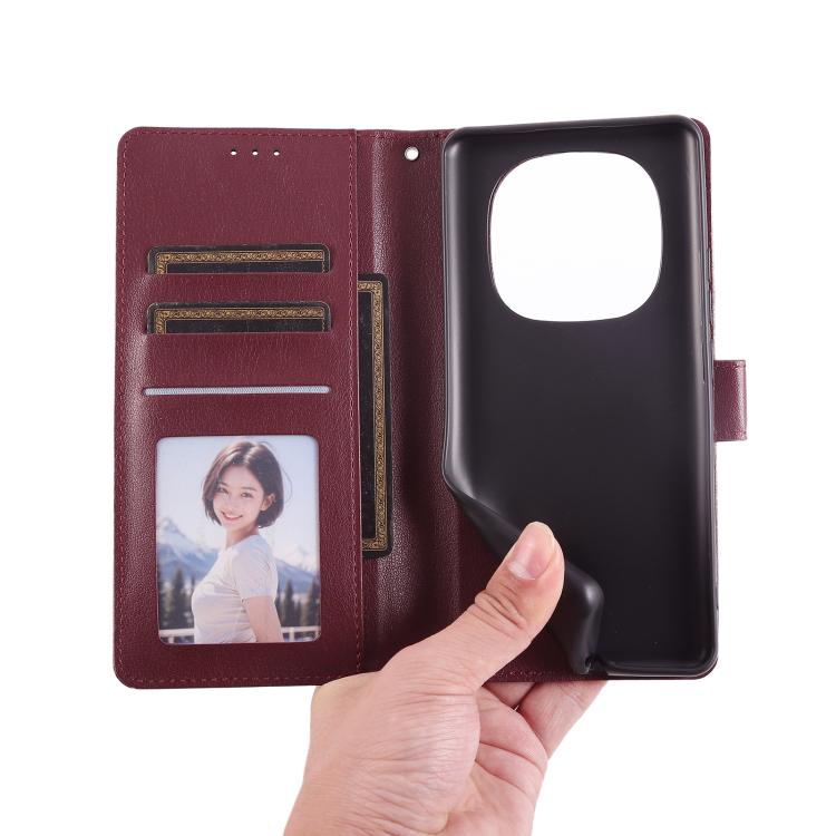 For Redmi Note 14 Pro 5G / 14 Pro+ 3-Card Slots Multifunctional Leather Phone Case