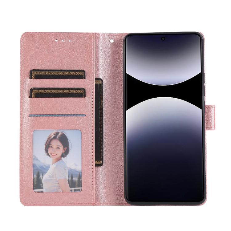For Redmi Note 14 Pro 4G Global 3-Card Slots Multifunctional Leather Phone Case