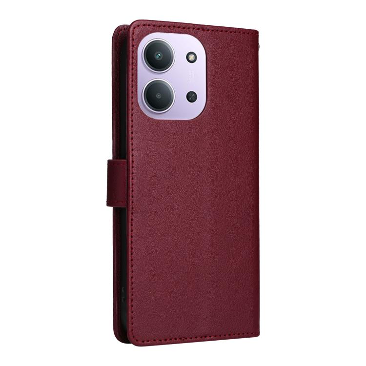 For Redmi 15C 5G / 4G Global 171mm 3-Card Slots Multifunctional Leather Phone Case