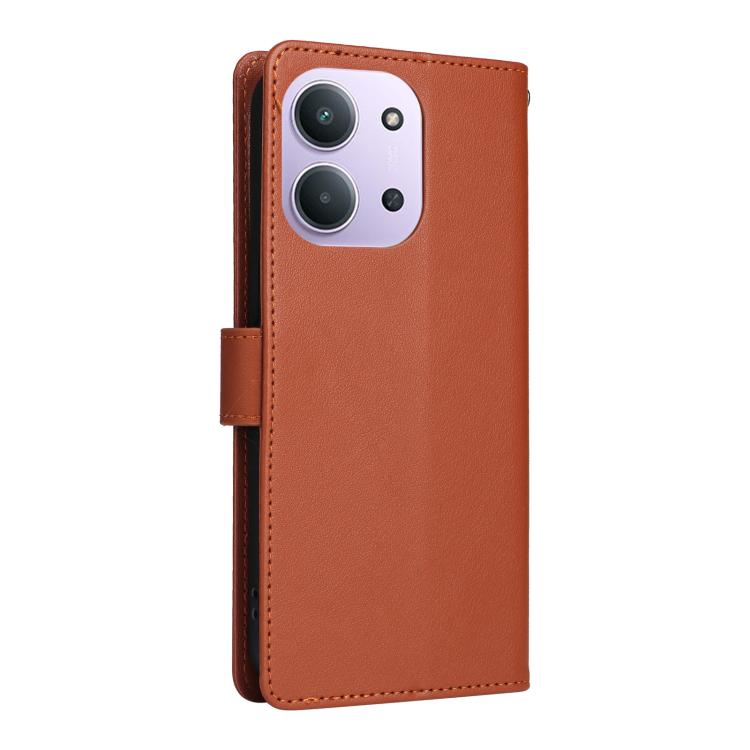 For Redmi 15C 5G / 4G EU 173mm 3-Card Slots Multifunctional Leather Phone Case