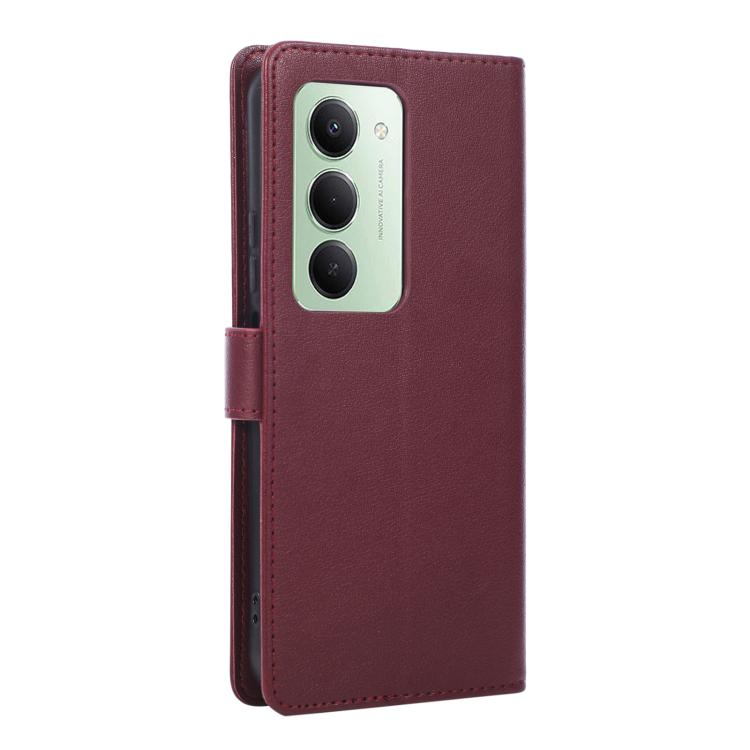 For Redmi 15 5G Global / 4G SEA 169.5mm 3-Card Slots Multifunctional Leather Phone Case