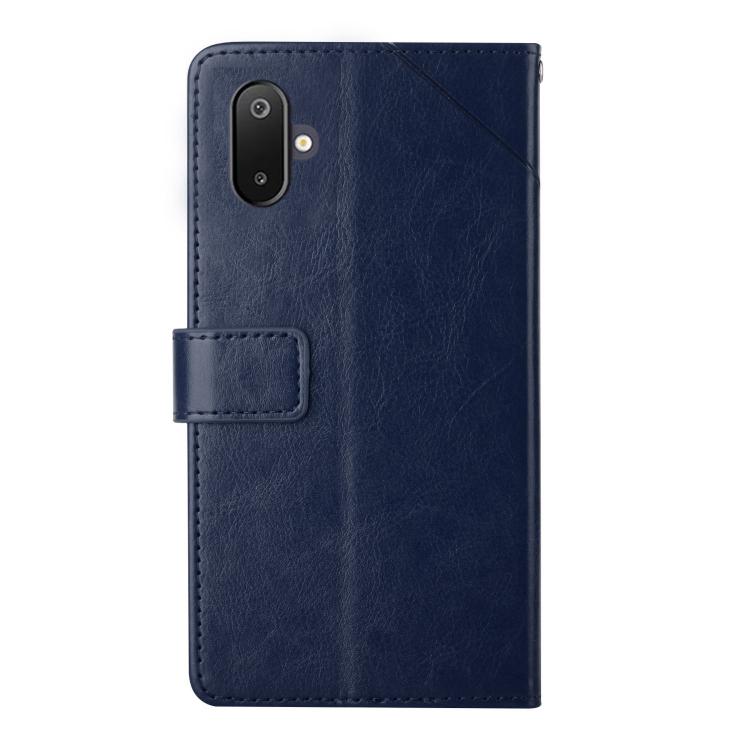For Samsung Galaxy F06 5G / M06 5G Y-shaped Pattern Flip Leather Phone Case