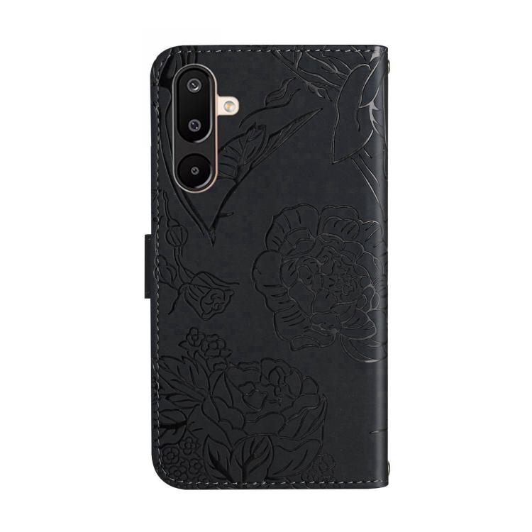 For Samsung Galaxy F16 5G / M16 5G Skin Feel Butterfly Embossed Flip Leather Phone Case