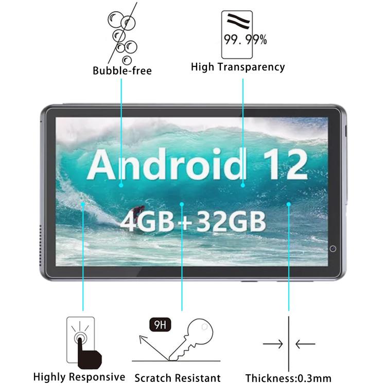 For BYANDBY BYQ2 7.0 25pcs 9H 0.3mm Explosion-proof Tempered Glass Film