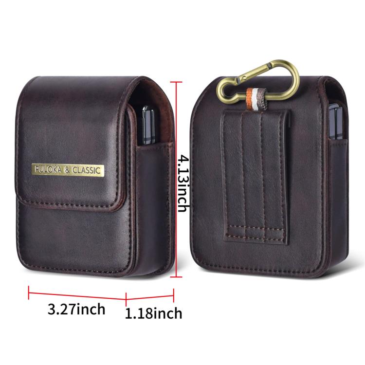 PULOKA PU Folding Phone Waist Bag