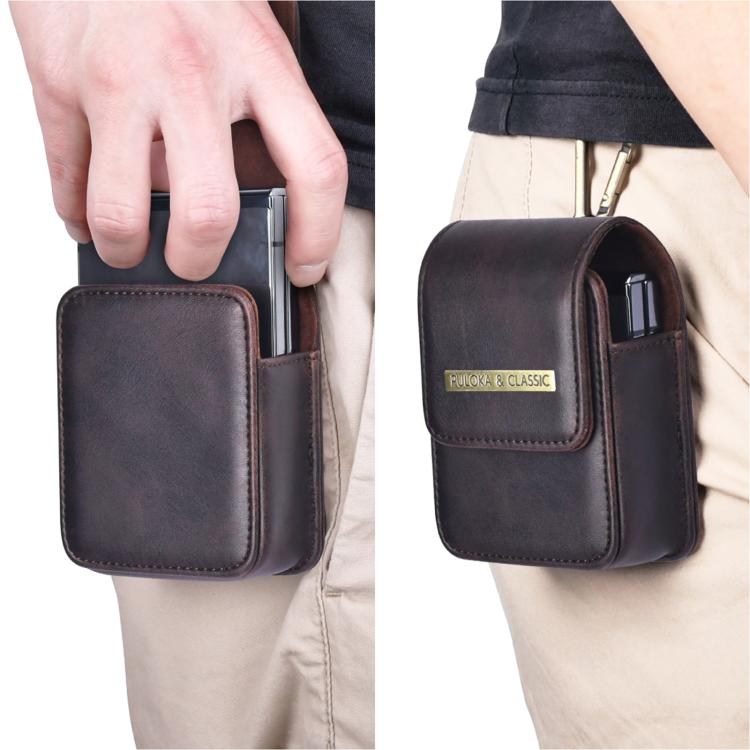 PULOKA PU Folding Phone Waist Bag