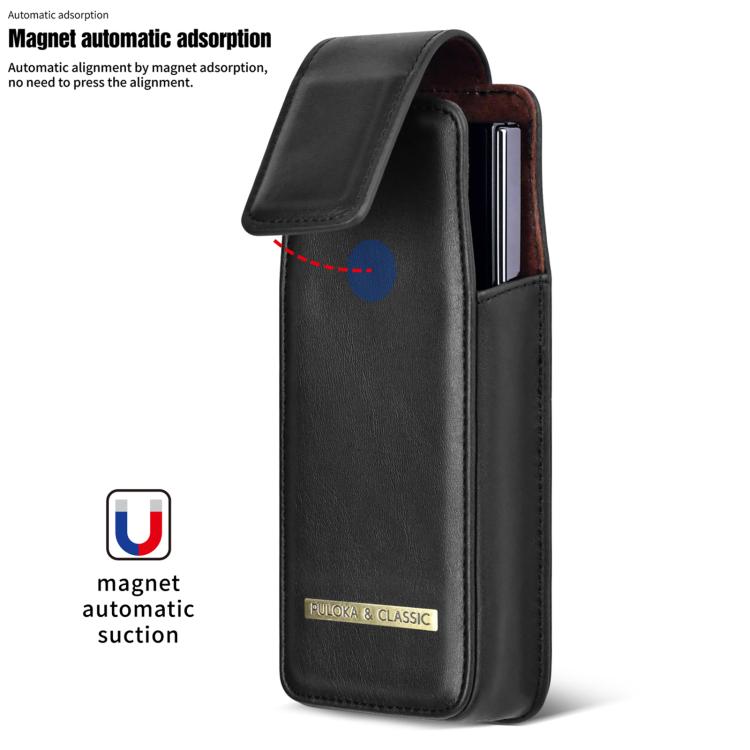PULOKA PU Folding Phone Waist Bag