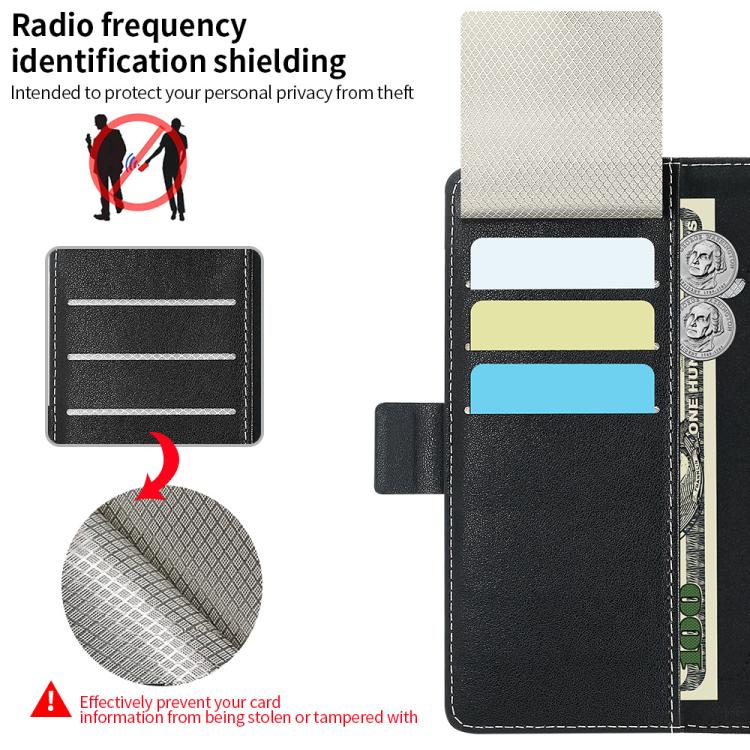 For Samsung Galaxy Z Fold6 VIETAO Integrated Spliced Leather Phone Case with Elastic Bowl Strap