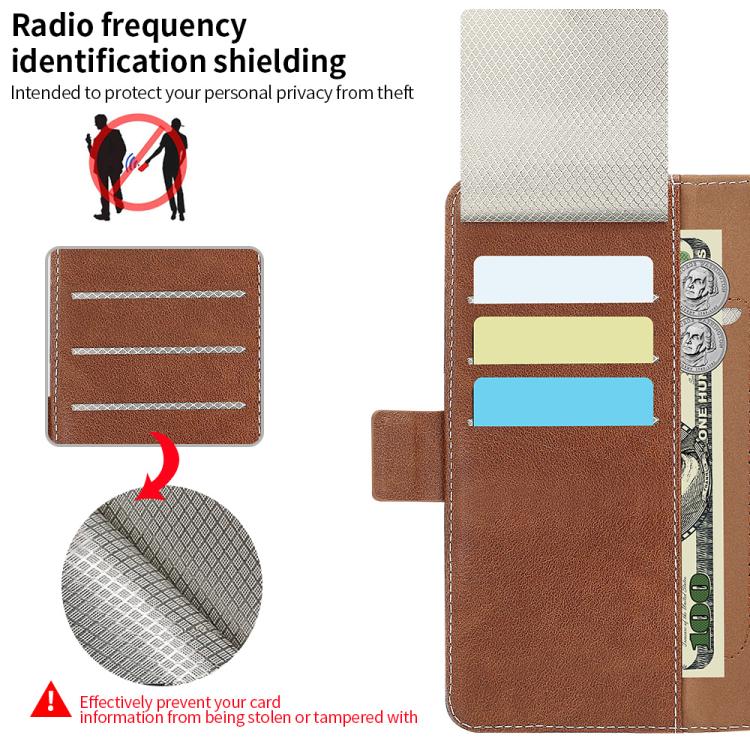 For Samsung Galaxy Z Fold5 VIETAO Integrated Spliced Leather Phone Case with Elastic Bowl Strap