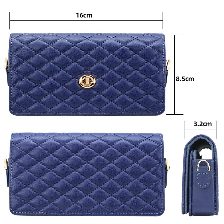 For Samsung Galaxy Z Fold Series VIETAO Rhombic Texture Bag PU Fold Phone Case