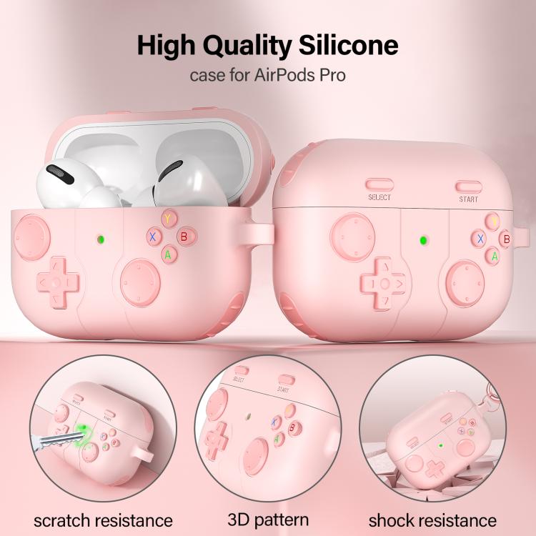 For AirPods Pro 2 Game Console Style Wireless Earphone Silicone Case