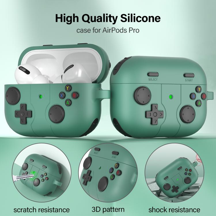 For AirPods Pro 2 Game Console Style Wireless Earphone Silicone Case