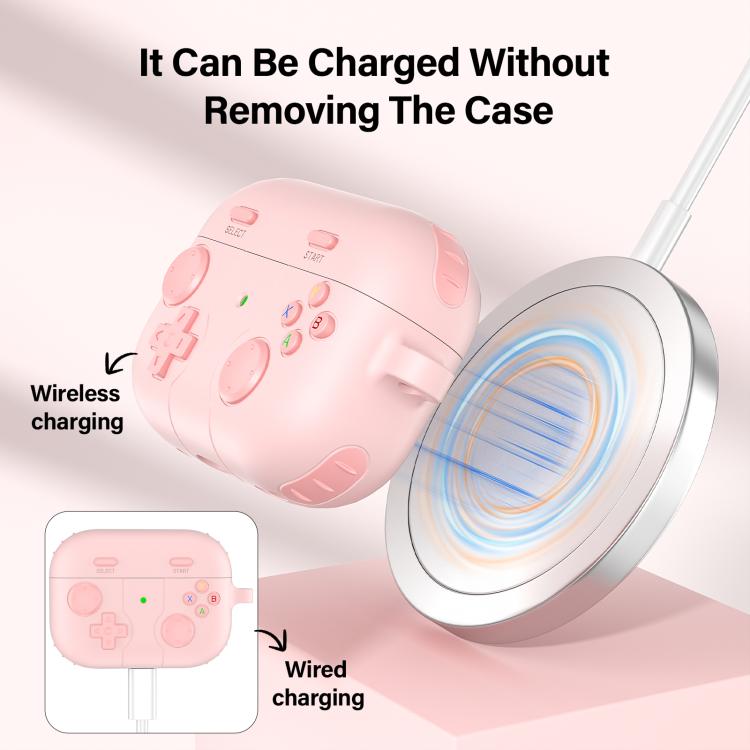 For AirPods Pro Game Console Style Wireless Earphone Silicone Case