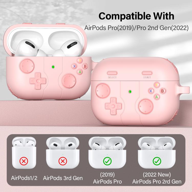 For AirPods Pro Game Console Style Wireless Earphone Silicone Case
