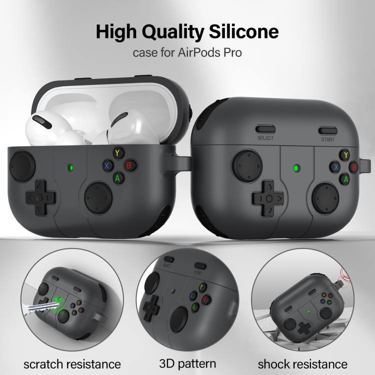 For AirPods Pro Game Console Style Wireless Earphone Silicone Case