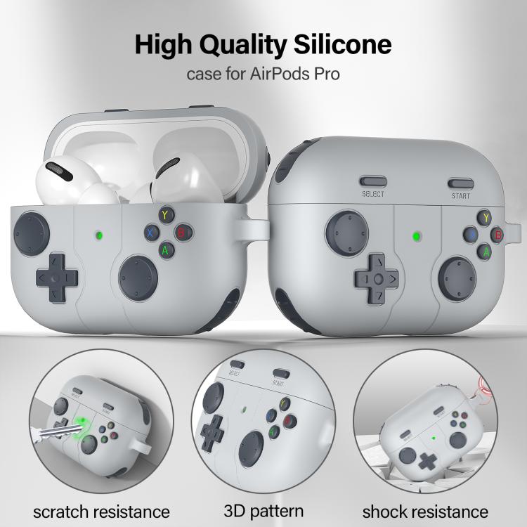 For AirPods Pro Game Console Style Wireless Earphone Silicone Case