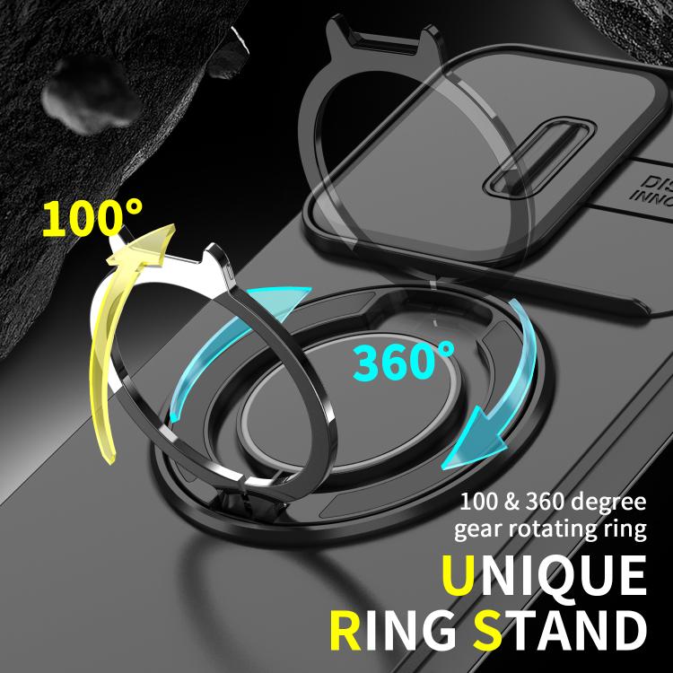 For OPPO Reno13 Pro 5G Global Sliding Camshield Ring Holder Phone Case