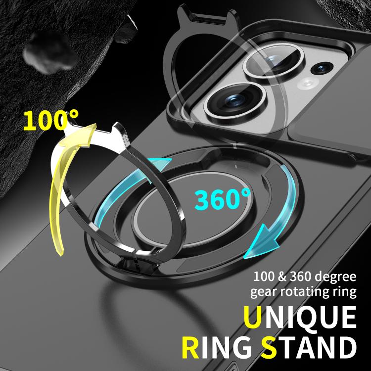 For OPPO Reno13 F 5G Sliding Camshield Ring Holder Phone Case