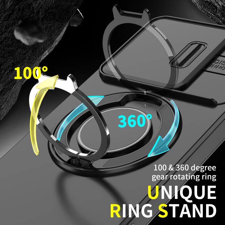 For OPPO A3x Global Sliding Camshield Ring Holder Phone Case