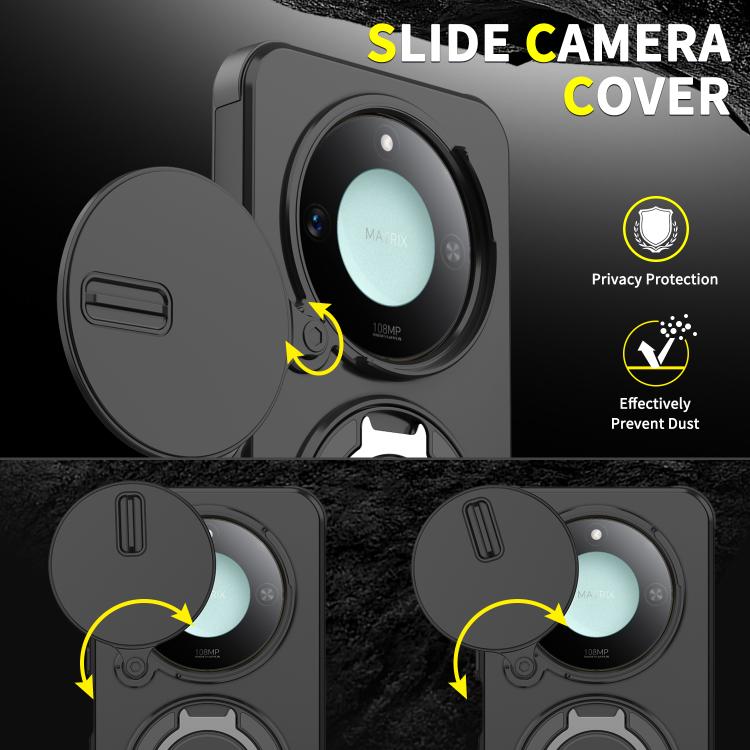 For Honor X60 Sliding Camshield Ring Holder Phone Case