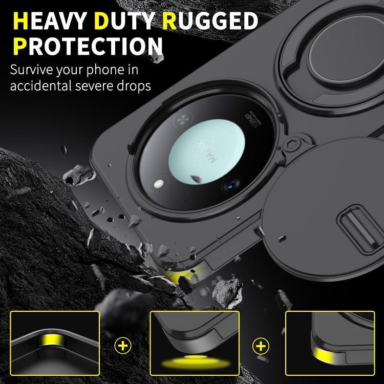 For Honor X60 Sliding Camshield Ring Holder Phone Case
