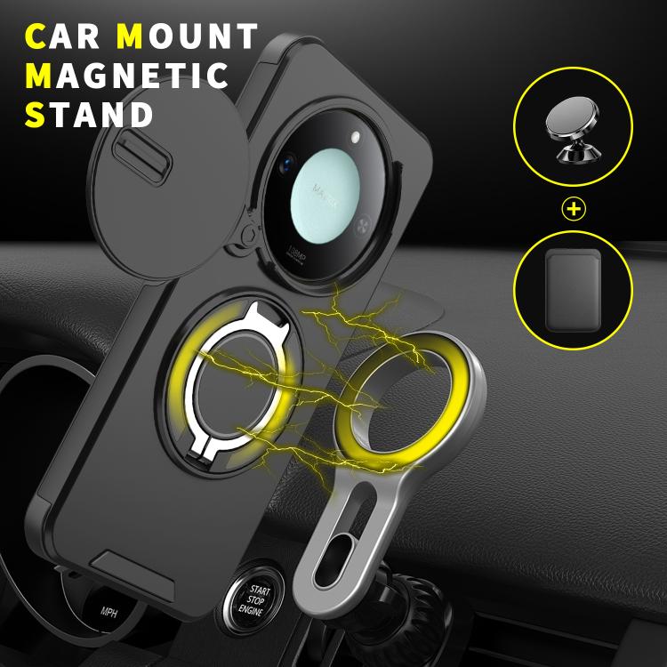 For Honor X60 Sliding Camshield Ring Holder Phone Case