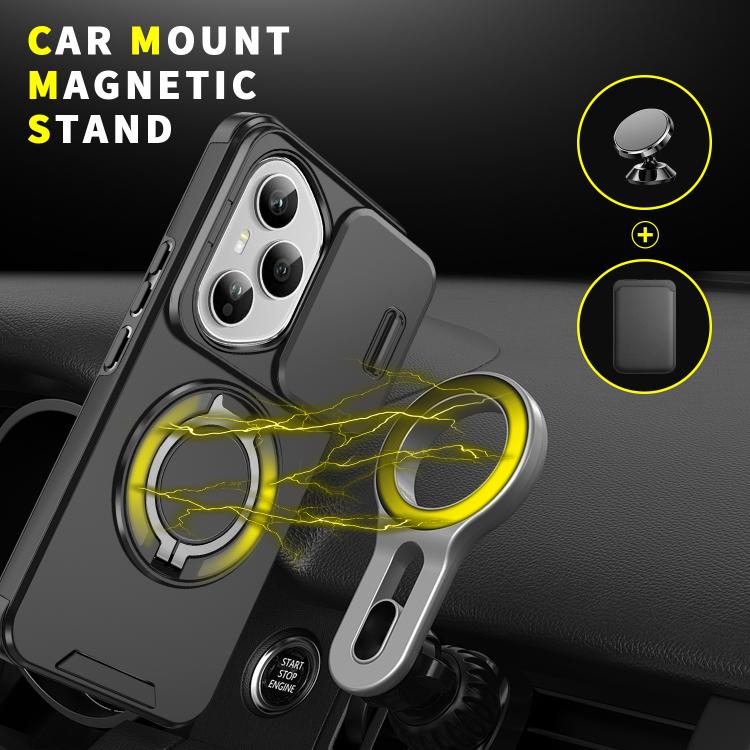 For Honor 400 Pro Global 160.8mm Sliding Camshield Ring Holder Phone Case