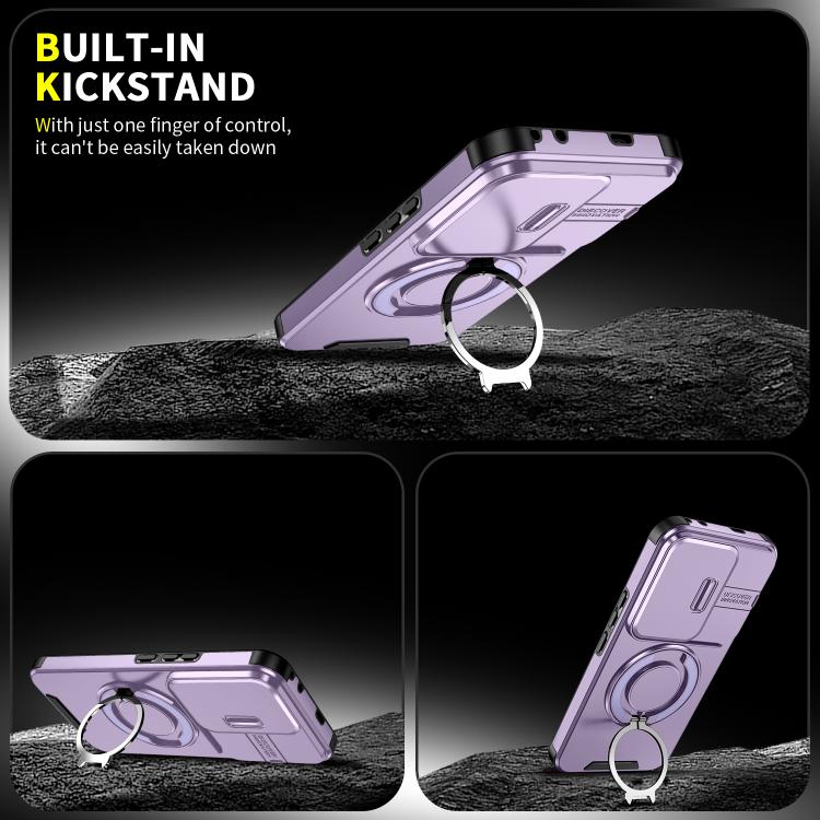 For Honor 400 Pro Global 160.8mm Sliding Camshield Ring Holder Phone Case