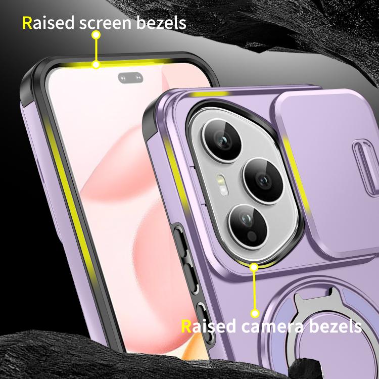For Honor 400 Pro Global 160.8mm Sliding Camshield Ring Holder Phone Case