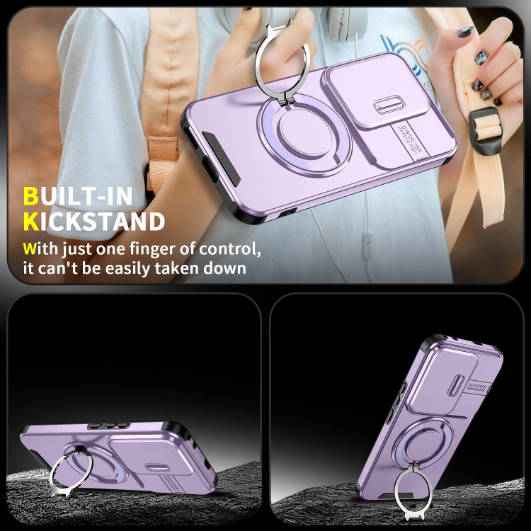 For Honor 400 Pro Global 160.8mm Sliding Camshield Ring Holder Phone Case