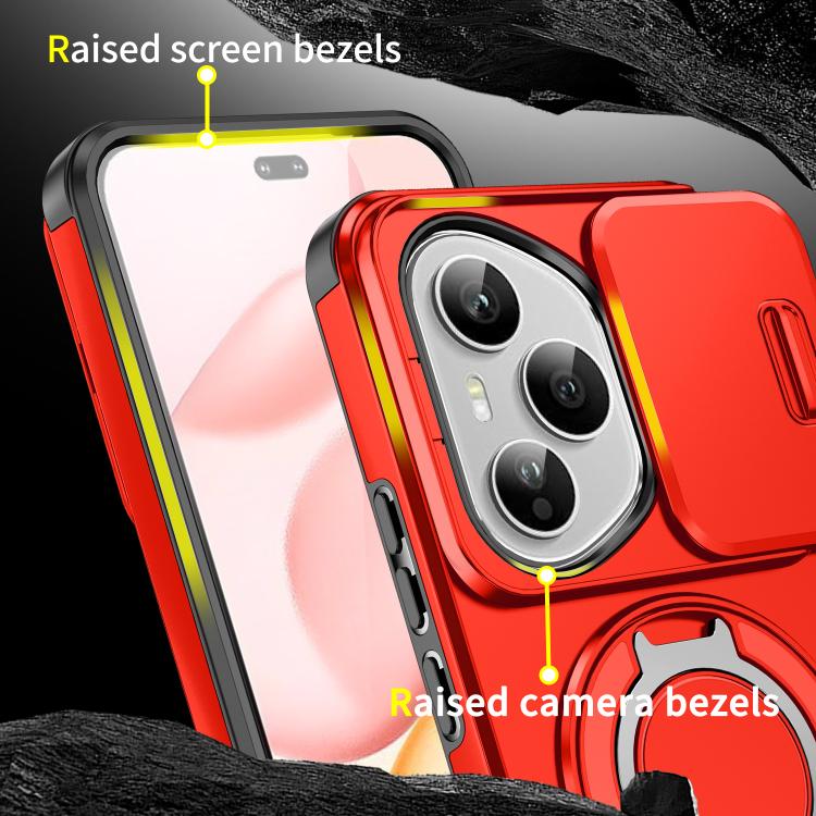 For Honor 400 Pro Global 160.8mm Sliding Camshield Ring Holder Phone Case