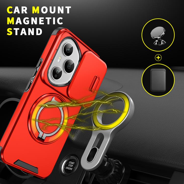 For Honor 400 Pro Global 160.8mm Sliding Camshield Ring Holder Phone Case