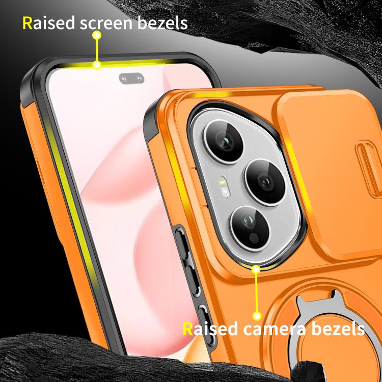 For Honor 400 Pro Global 160.8mm Sliding Camshield Ring Holder Phone Case