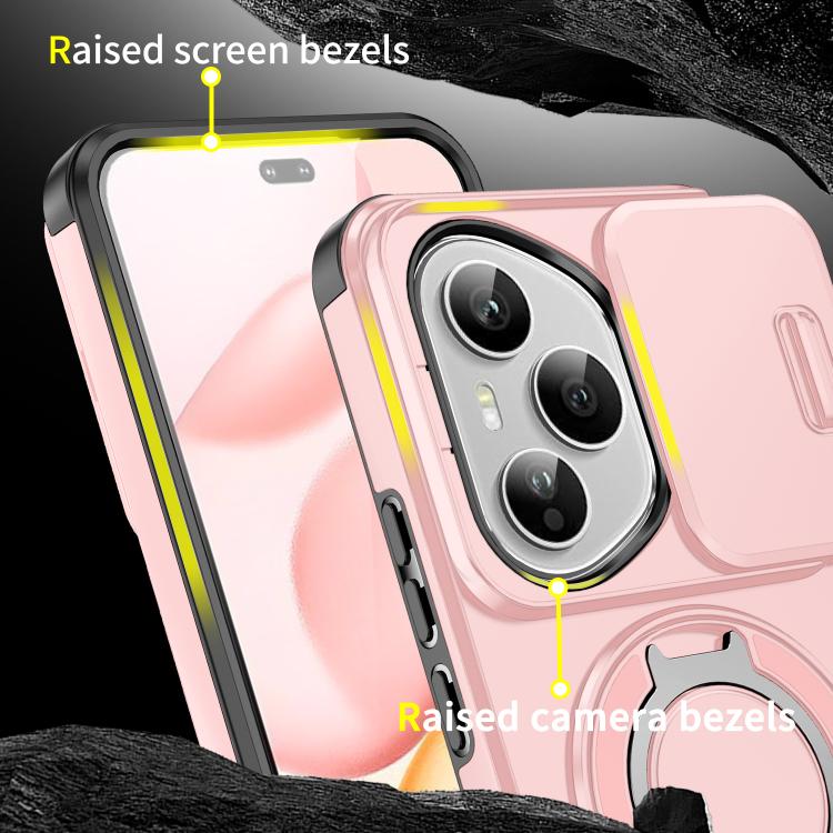 For Honor 400 Pro Global 160.8mm Sliding Camshield Ring Holder Phone Case