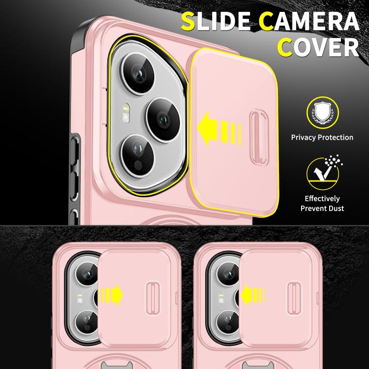 For Honor 400 Pro Global 160.8mm Sliding Camshield Ring Holder Phone Case