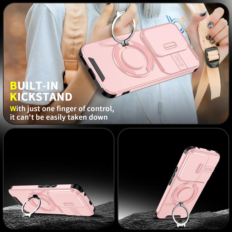 For Honor 400 Pro Global 160.8mm Sliding Camshield Ring Holder Phone Case