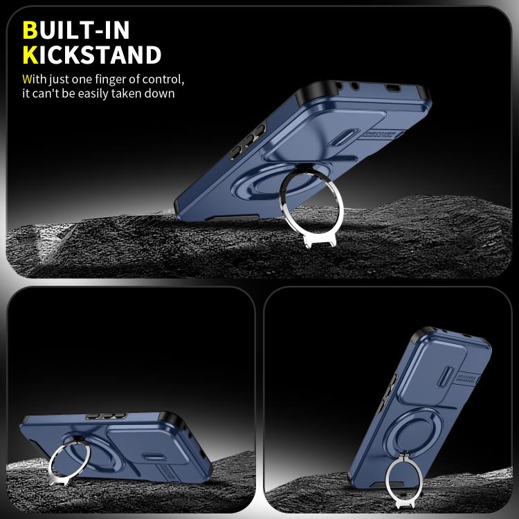 For Honor 400 Pro Global 160.8mm Sliding Camshield Ring Holder Phone Case