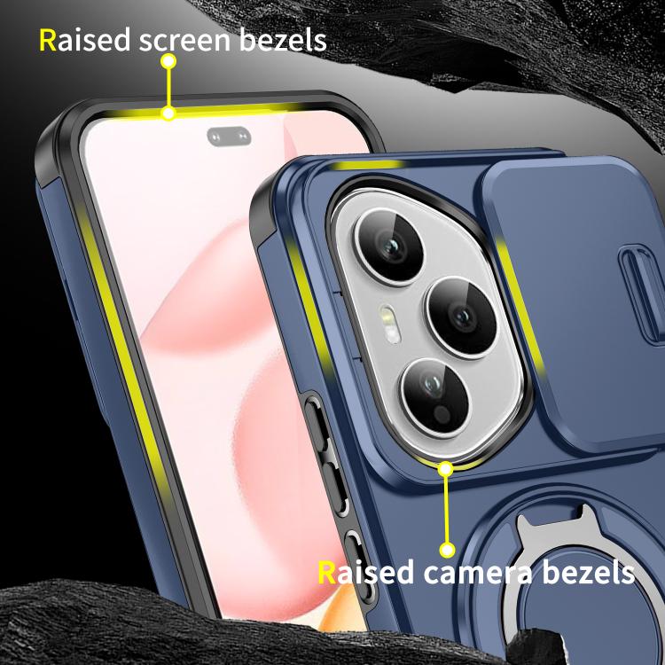 For Honor 400 Pro Global 160.8mm Sliding Camshield Ring Holder Phone Case