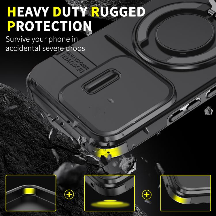 For Honor 400 Lite Global Sliding Camshield Ring Holder Phone Case