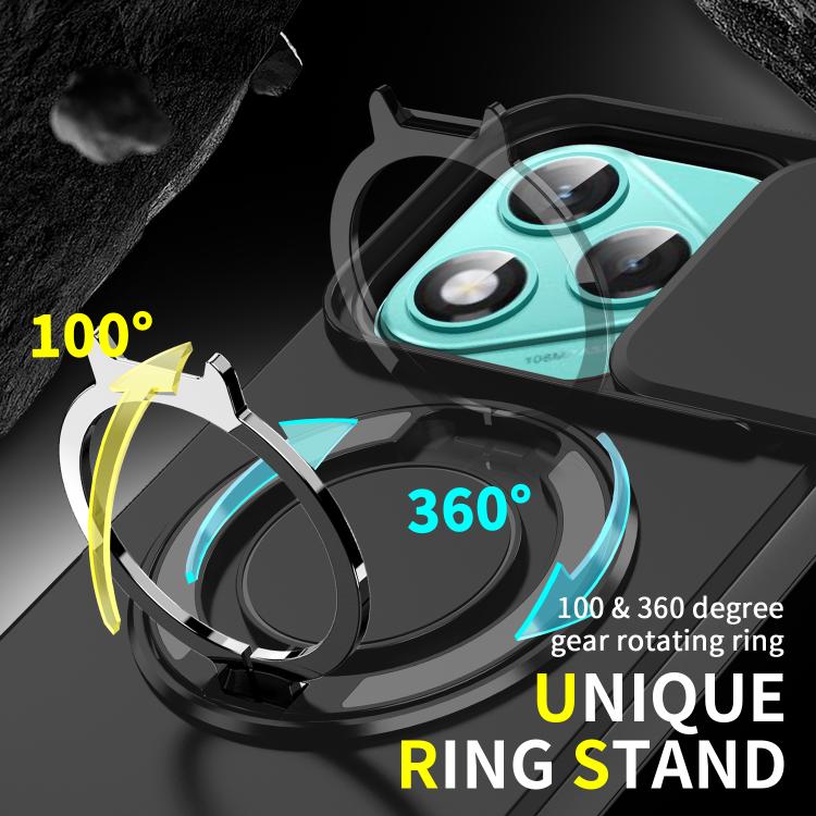 For Honor 400 Lite Global Sliding Camshield Ring Holder Phone Case
