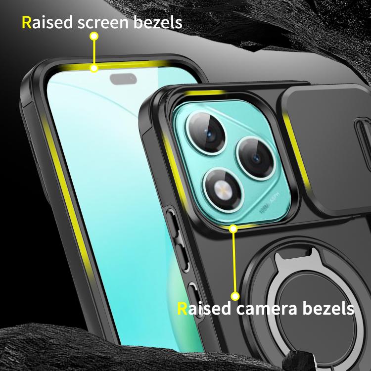 For Honor 400 Lite Global Sliding Camshield Ring Holder Phone Case