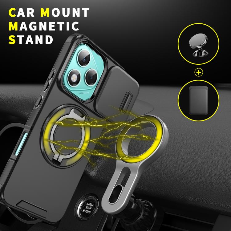 For Honor 400 Lite Global Sliding Camshield Ring Holder Phone Case