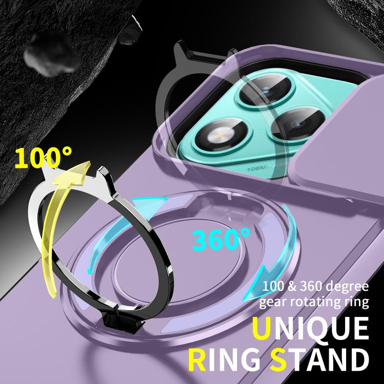 For Honor 400 Lite Global Sliding Camshield Ring Holder Phone Case