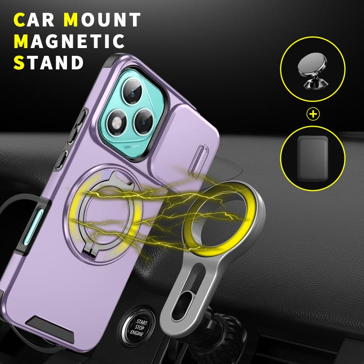 For Honor 400 Lite Global Sliding Camshield Ring Holder Phone Case