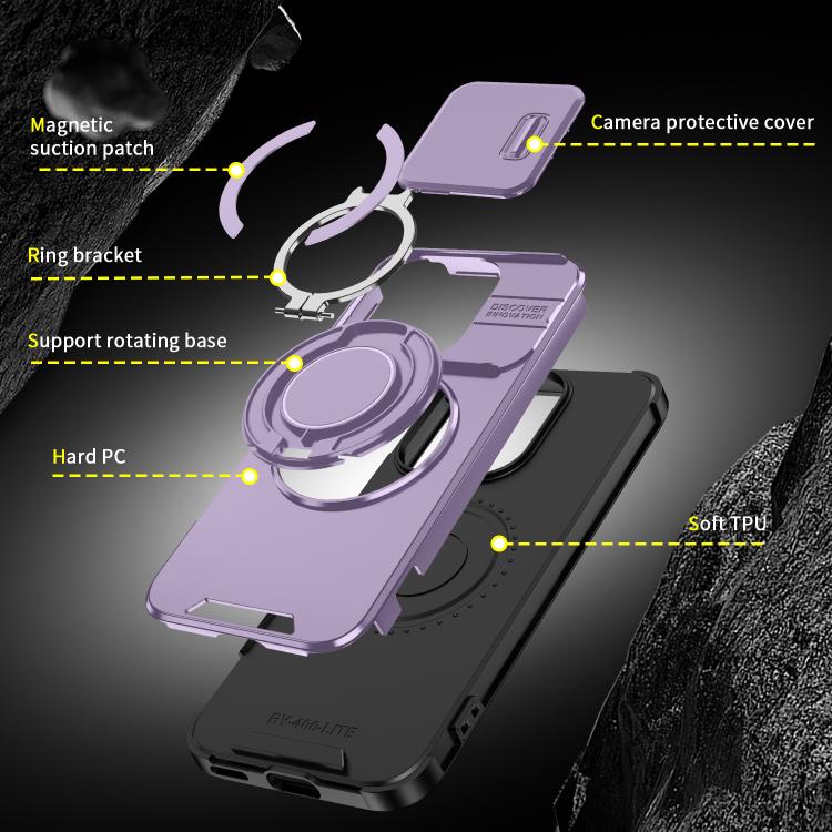 For Honor 400 Lite Global Sliding Camshield Ring Holder Phone Case